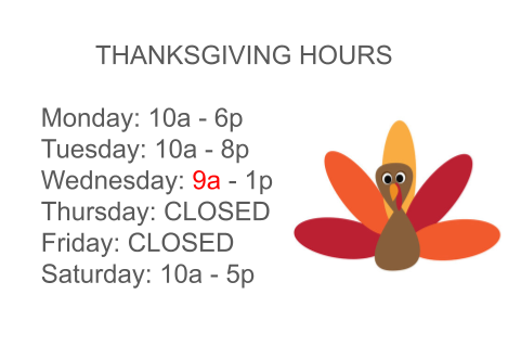 Barnes and noble hours thanksgiving